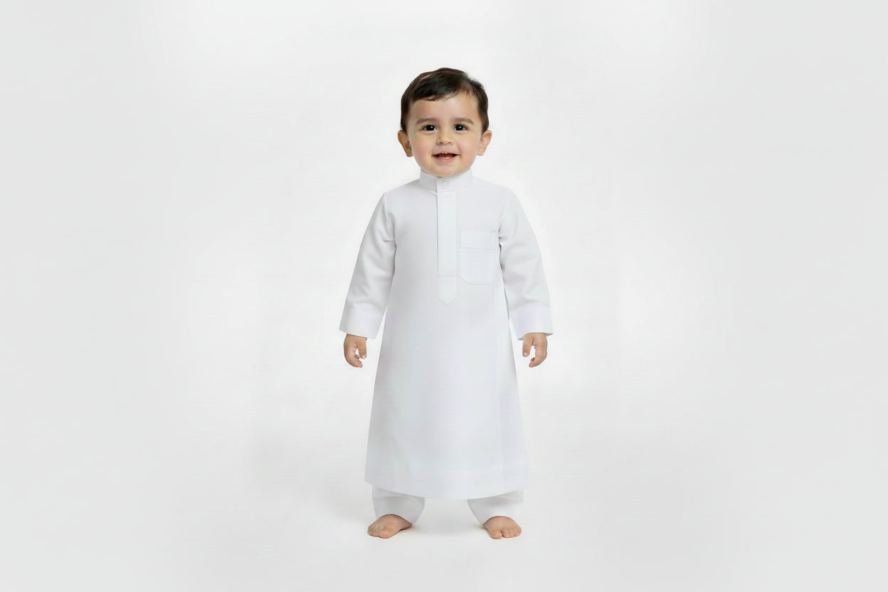 دشداشة و سروال مكسر