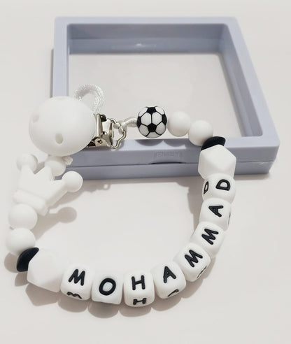 علاقات مصاصة تاج كرة القدم أبيض White Soccer King